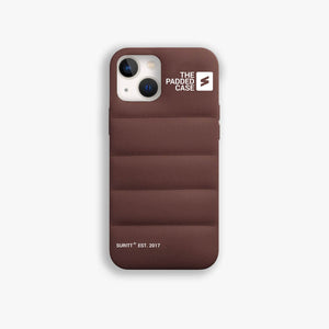 iPhone Case Padded Dark Brown