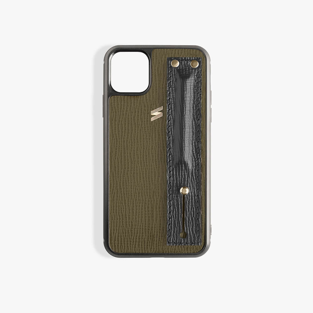 Iphone 11 Pro Max Hülle Corteccia Strap Green 