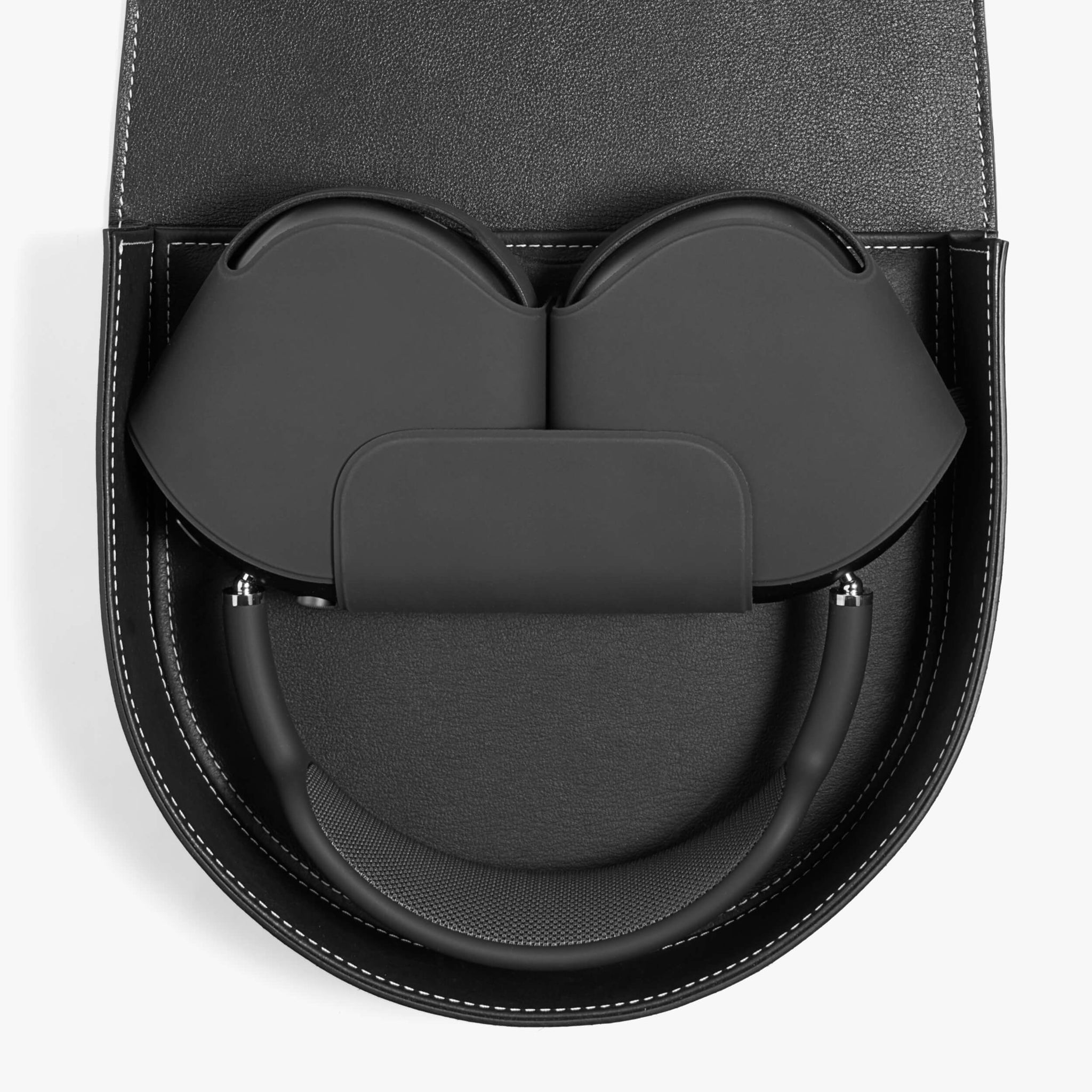 Funda de piel para AirPods Max Black