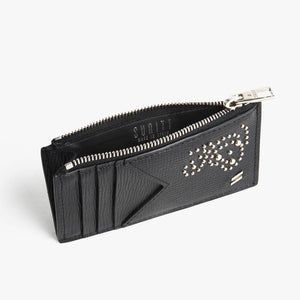 Porte-cartes zippé Kate Noir