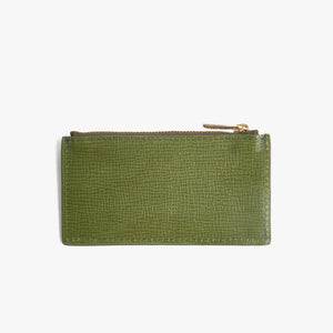 Zipped Card Holder Kate Green