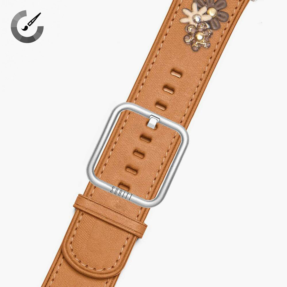 Correa Apple Watch Saddle Brown