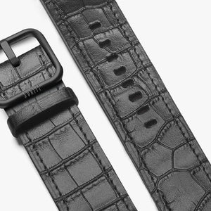 Black cocodrile band for iwatch - Sidney