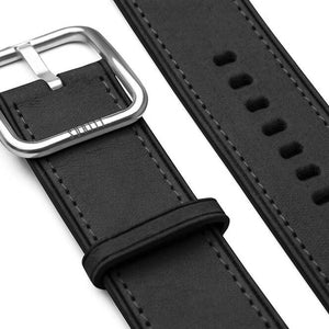 black leather band for iwatch - Rio