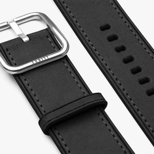 black leather strap for apple watch - constellation - suritt