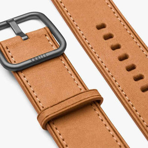 brown flowers apple watch leather band- Daisy