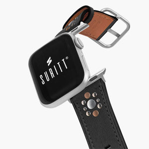 constellation black strap for apple watch - suritt