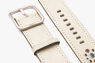 Constellation cream leather band for apple watch