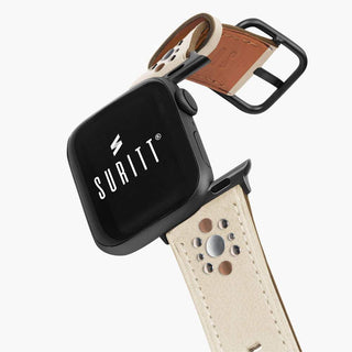 Cream band for apple watch - Constellation, Suritt