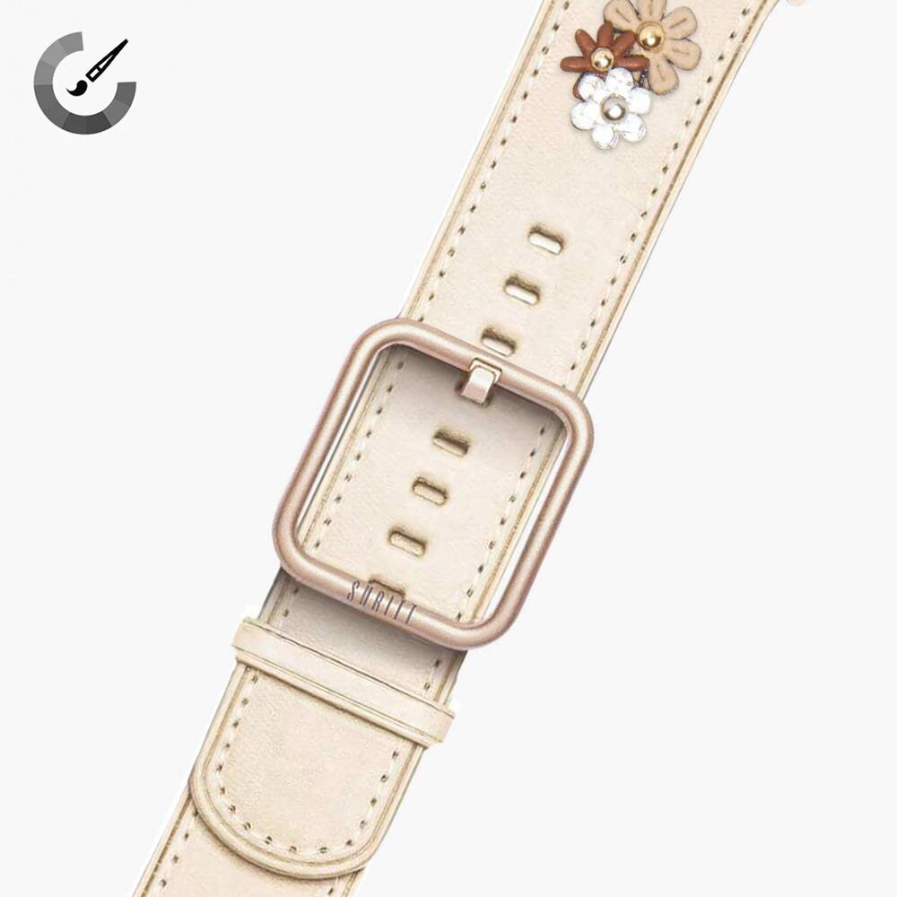 DAISY - LEDERARMBAND CREAM