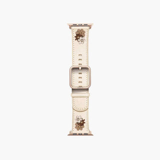 apple watch cream flower strap