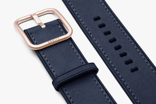 midnight blue leather band for apple watch- suritt