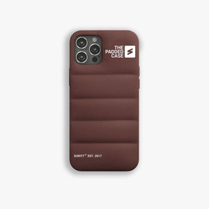 Funda iPhone Acolchada Dark Brown