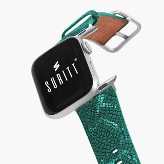 Paris green apple watch strap