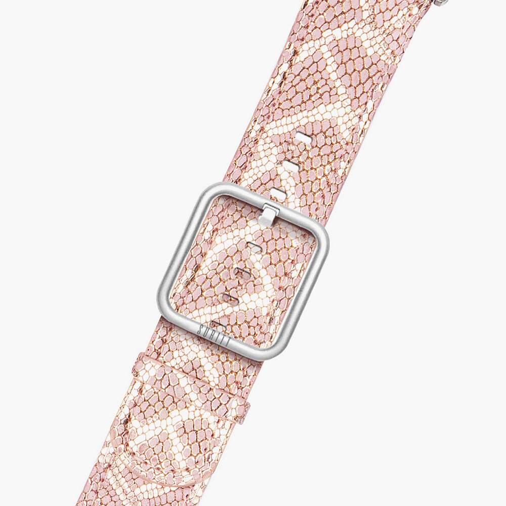 Pink snake print iwatch band - Paris