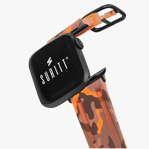 Correa Apple Watch Sport Orange Camo